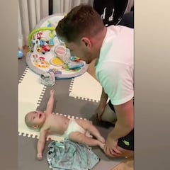 Lo más bonito que verán hoy: el tierno vídeo de Valverde con su hijo del que presume Mina