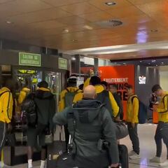 Aterrizaje forzoso del Villarreal en Santander