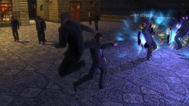 El combate en Frame City Killer