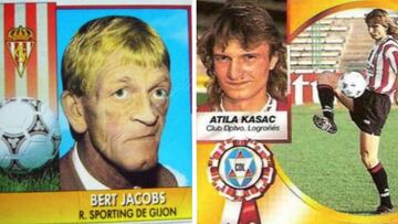 Los cromos m¨¢s 'vintage' de la Liga: ?los m¨ªticos a?os 80 y 90!