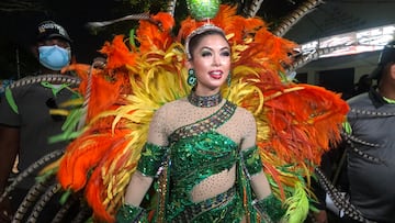 Valeria Charris, reina del Carnaval de Barranquilla, en un evento