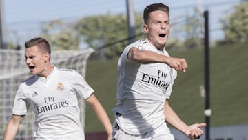 Dani Gómez hizo dos de los tres goles del Castilla.