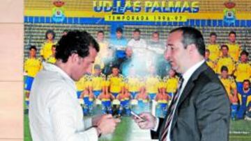 <b>SINTONÍA. </b>Óscar Arias y Miguel Ángel Ramírez dialogan en una imagen reciente.