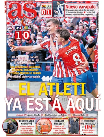 Las portadas de AS de diciembre