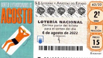 Sorteo extraordinario de agosto.