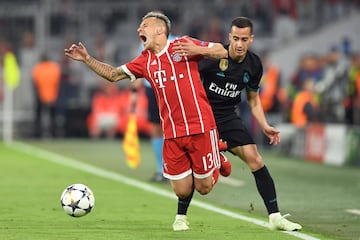 Lucas Vazquez and Rafinha.