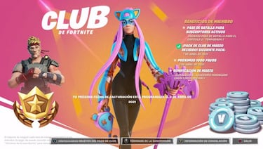 Club de Fortnite abril 2021: skin Alli y sus objetos ya disponibles
