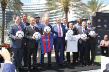 La presentación de El Clásico en Miami en imágenes