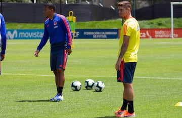 La Selección Colombia entrena en Bogotá pensando en el amistoso del domingo contra Perú. 