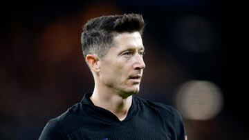 Soccer Football - LaLiga - Celta Vigo v FC Barcelona - Estadio de Balaidos, Vigo, Spain - November 23, 2024 FC Barcelona's Robert Lewandowski REUTERS/Miguel Vidal