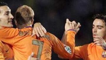 <B>DOBLETE.</B> Gudjohnsen se reencontró con el gol en Badalona.