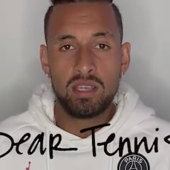Kyrgios anuncia su baja del US Open y se acuerda de Djokovic