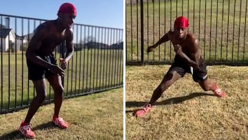 Chiefs' WR Xavier Worthy pushes his body to the limit in brutal offseason grind