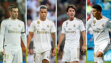 Bale, Mariano, Odriozola y James, en la rampa de salida.