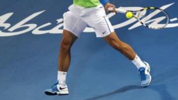 Rafa Nadal en Abu Dabi.