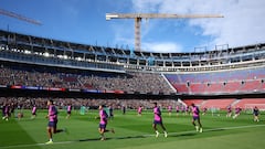 El Barcelona regresa al Camp Nou: las mejores imágenes del entrenamiento con público