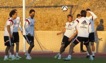 Gran ambiente en el entrenamiento. 