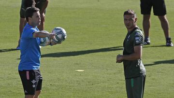 Joaquín, junto a Rubi.