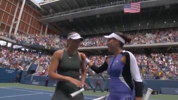 Badosa roba el corazón de todos por los que le dijo a su rival en la red