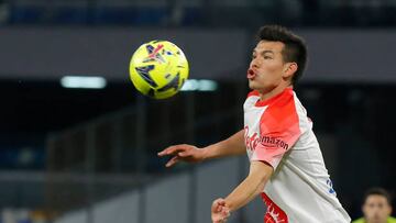 La extensa sequía de ‘Chucky’ Lozano sin marcar gol con Napoli