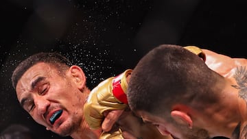 The Hawaiian fighter has repeatedly asked the UFC not to fight at featherweight. Before his fight against Poirier, he stated that he does not want to go down again.