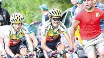 <b>GRAN TÁNDEM. </b>Valverde y Mancebo brillaron este año y prometen dar batalla en el Tour 2006.