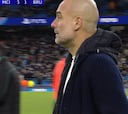 La reacción de Guardiola según pitó el árbitro: muy significativa