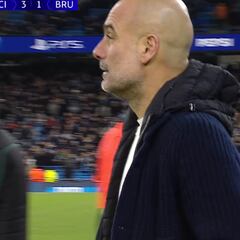 La reacción de Guardiola según pitó el árbitro: muy significativa