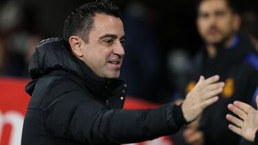 Xavi Hernandez, head coach of FC Barcelona, gestures during the spanish league, La Liga Santander, football match played between Real Madrid and FC Barcelona at Santiago Bernabeu stadium on March 20, 2022, in Madrid, Spain.
AFP7
20/03/2022 ONLY FOR USE