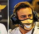 Alonso, tras ver el vídeo de Hamilton alucinando con su R25