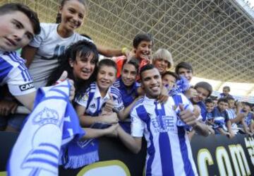 Presentación de Jonathas como nuevo jugador de la Real Sociedad.