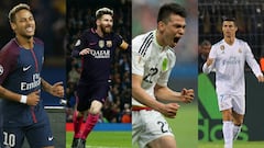 'Chucky' Lozano tras los pasos de Messi, Cristiano y Neymar