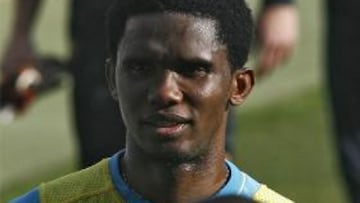<b>BARCELONA </b>Samuel Etoo.
