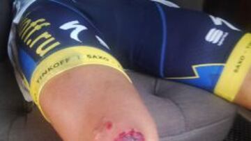 Foto que subió Contador a su Twitter.