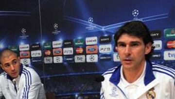 <strong>KARANKA Y BENZEMA EN RUEDA DE PRENSA.</strong>