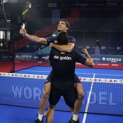 Galán y Lebrón superlativos
para conquistar su sexto título