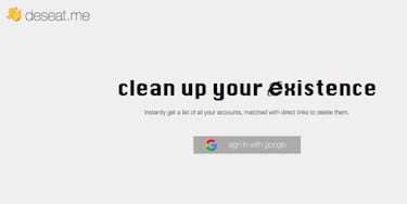 Cómo borrar todas tus cuentas de Internet en un momento