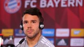 Bernat durante la rueda de prensa.