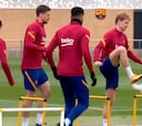 El Barça se ejercitó sin los titulares