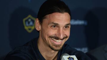 LA Galaxy footballer Zlatan Ibrahimovic 