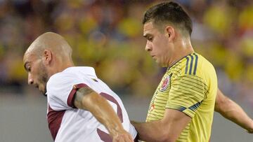 Rafael Santos Borré, delantero de la Selección Colombia
