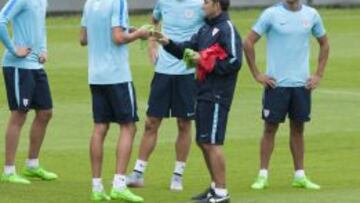 Valverde, con Viguera, Iturraspe, Sabin y Rico