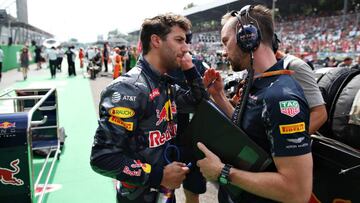 Daniel Ricciardo durante el GP Italia 2016.