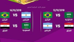 Oficial: Argentina-Irak, el 12-O