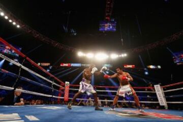 Combate entre Manny Pacquiao y Timothy Bradley Jr. en las Vegas por el título de peso welter de la Organización Mundial de Boxeo. 