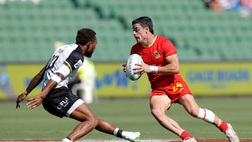 El español Anton Legorburu Anso en acción.