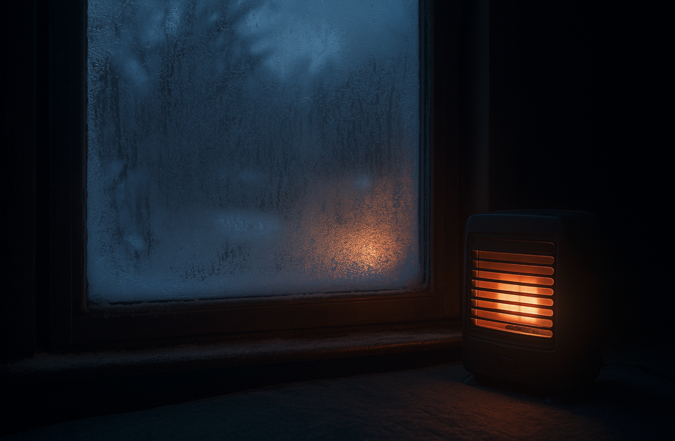 Cold room with heater - artist's impression