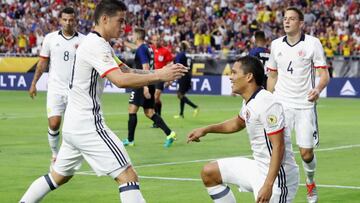 James Rodríguez manejó loas hilos creativos de Colombia y fue el más destacado de su selección en la victoria frente a Estados Unidos, en la Copa América Centenario.