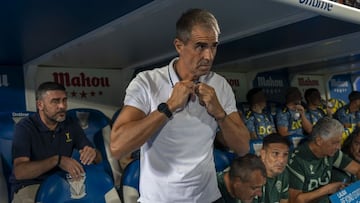 Gaizka Garitano en el Municipal de Butarque. Foto: LaLiga.