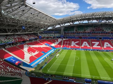 El primer partido que recibirá el Kazán Arena en esta Copa del Mundo será Francia vs. Australia en el inicio del Grupo C.